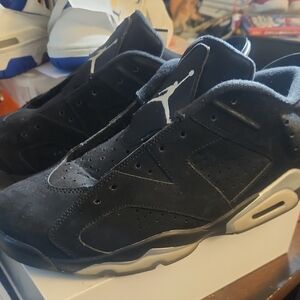 Jordan Black and Gray Sneakers